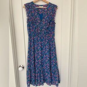Boden Floral Midi Dress - US Size 4